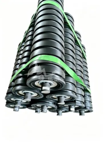 What role do impact idlers play in the process of material conveying by conveyors?